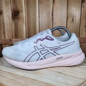 Asics Gel-Pulse 15 Shoes Womens Size 10 White Pink‎ Running Sneakers 1012B593